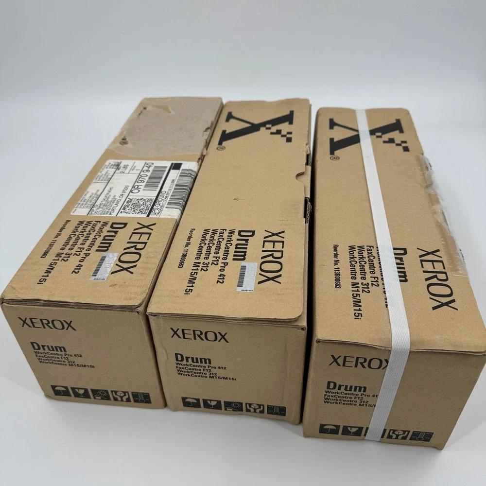Xerox Drum Unit‎ WorkCentre Pro 412 FaxCentre Reorder 113R00663 New Lot of 3